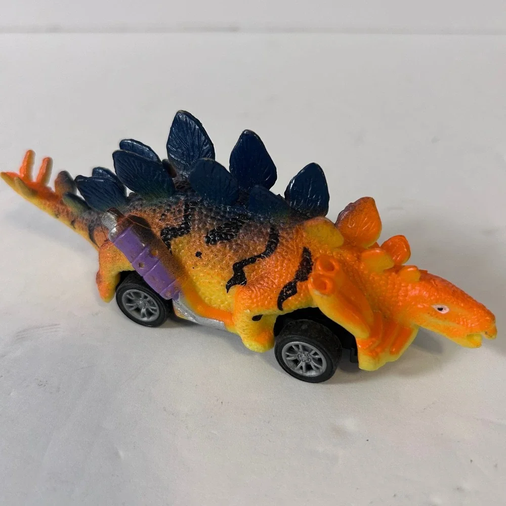 Dinosaur Pull Back Toy Cars Set of 5 Prehistoric Monster Truck Racing Vehicles